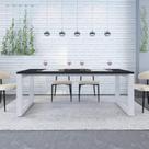 Mesa de Jantar Bronx 200cm Est.Branca