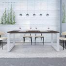 Mesa de Jantar Bronx 200cm Est.Branca