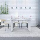 Mesa de Jantar Bronx R 160cm Est.Branca