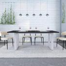 Mesa de Jantar Bronx R 200cm Est.Branca