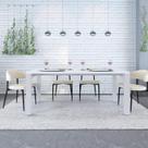 Mesa de Jantar Bronx U 180cm Est.Branca Mesa de Jantar Bronx U 180cm Est.Branca