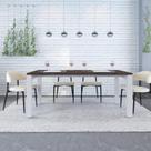 Mesa de Jantar Bronx U 180cm Est.Branca
