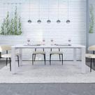 Mesa de Jantar Bronx U 200cm Est.Branca