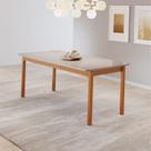 Mesa de Jantar Cativa 180cm X 90cm Retangular 6 Lugares Tampo Mdf com Vidro