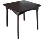 Mesa de Jantar Colonial Brisa Mesa 80X80 cm Preta Compacta Linda! ( QUADRADA )