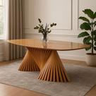 Mesa de Jantar com Base Escultural 1,60x90 Opala Harmonia
