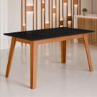 Mesa de Jantar com Vidro 6 Lugares Multimóveis CR50230