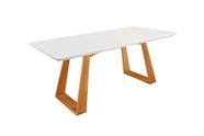 Mesa de Jantar com Vidro Moderna Dallas-2,0 Star Móveis