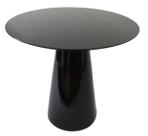 Mesa de Jantar Cone 80 cm Base Preta