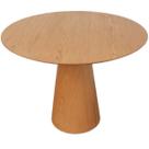 Mesa de Jantar Cone 90 cm Base Madeira Freijó Tampo Freijó