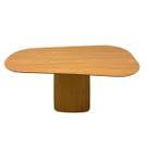 Mesa de Jantar Cone Organica 160x90cm Base Freijó Tampo Freijó