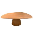 Mesa de Jantar Cone Organica 180x100cm Base Freijó Tampo Freijó