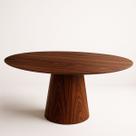 Mesa de Jantar Cone Oval 180x100 cm Madeira Pau Ferro
