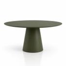 Mesa de Jantar Cone Redondo 90 cm Laca Verde Musgo Mesa de Jantar Cone Redondo 90 cm Laca Verde Musgo