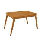 Mesa de Jantar Copper 120cm Madeira Tampo Canto Copo Moderna Mobília Mesa de Jantar Copper 120cm Madeira Tampo Canto Copo Moderna Mobília