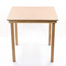 Mesa de Jantar Cozinha Quadrada Madeira Moderna 4 Lugares 80cm