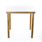 Mesa de Jantar Cozinha Quadrada Madeira Moderna 4 Lugares 80cm