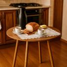 Mesa de Jantar Cozinha Redonda Moderna 80cm