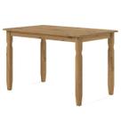 Mesa de Jantar de Madeira Maciça Marrom Antique Mesa de Jantar de Madeira Maciça Marrom Antique