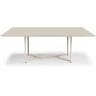 Mesa de Jantar Diadema Aço Carbono Dourado