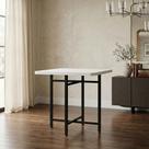 Mesa de Jantar Dobrável Quadrada 86x86cm com Base de Aço Pop Mesa de Jantar Dobrável Quadrada 86x86cm com Base de Aço Pop