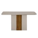 Mesa De Jantar Doha 120x80 Off White Decor Off - Leifer Móveis