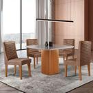 Mesa De Jantar Eloise 90cm Tampo Mdf 4 Cadeiras Moderna Tork /nat/off/serig. Off Mesa De Jantar Eloise 90cm Tampo Mdf 4 Cadeiras Moderna Tork /nat/off/serig. Off