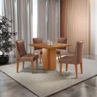Mesa De Jantar Eloise Canto Copo 4 Cadeiras Isadora Moderna Tork/naturale Mesa De Jantar Eloise Canto Copo 4 Cadeiras Isadora Moderna Tork/naturale