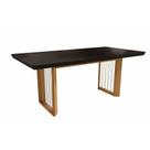 Mesa de Jantar em Madeira Maciça Eva Kappesberg Preto Fosco 200cm