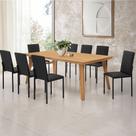 Mesa de Jantar em Madeira Maciça Millena 180cm Robusta Imbuia
