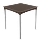 Mesa de Jantar em Rattan Pés em Alumínio Atto