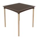 Mesa de Jantar em Rattan Pés em Madeira Atto