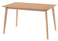 Mesa de Jantar Escandinava Tampo MDF Cor Madeira Natural 120cm - 39173