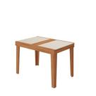 Mesa de Jantar Extensível 120cm Naturalle Madeira Maciça