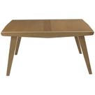 Mesa De Jantar Extensivel 133 ou 185 cm Madeira Pinhao Nacc