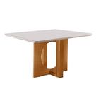 Mesa de Jantar Firenze 120x80 cm Retangular com Vidro Mesa de Jantar Firenze 120x80 cm Retangular com Vidro