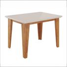 Mesa de Jantar Florata 120x90 Mel Blonde Off White Viero Mesa de Jantar Florata 120x90 Mel Blonde Off White Viero
