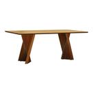 Mesa de Jantar Gus Retangular - Amêndoa Tampo 200x90cm Laminado Cinamomo