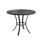 Mesa de Jantar Ibiza Tampo Ripado Aluminio
