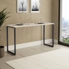 Mesa de Jantar Industrial 120x45cm para 2 Lugares KLM Móveis