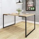 Mesa de Jantar Industrial Aço Tampo em Bp Porto Espresso Móveis Mesa de Jantar Industrial Aço Tampo em Bp Porto Espresso Móveis