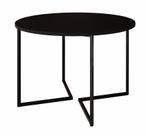 Mesa de Jantar Industrial Base De Ferro Preto em V Tampo 110 Preto
