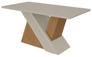 Mesa de Jantar Lopas 1,70 Venus Amendoa Clean/off White