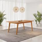 Mesa de Jantar Lorena 180x90 Tampo Madeirado em MDF