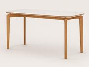 Mesa de jantar Maciça tampo duplo 27mm - 2x1m Luma Imperial