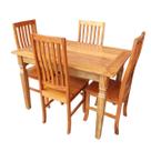 Mesa de Jantar Madeira de Demolição 1,20x 0,80 com 4 Cadeiras Anatômico Alta Sudeste Rustico Mesa de Jantar Madeira de Demolição 1,20x 0,80 com 4 Cadeiras Anatômico Alta Sudeste Rustico