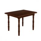 Mesa de Jantar Madeira e MDP 125x80cm Castanho Piratini