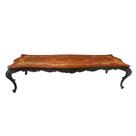 Mesa De Jantar Madeira Luiz Xv Marchetari Base Entalhada Lux