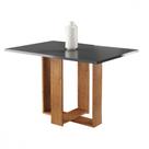 Mesa de Jantar Milani 120x80 Mel com Cinza Viero
