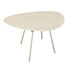 Mesa de Jantar Orgânica 120CMX90CM Barcelona Marrom/Ciliegio